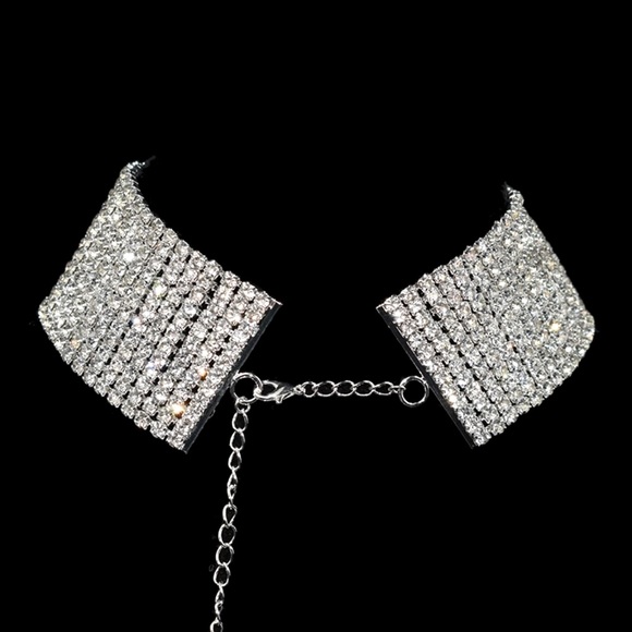 Sparkle Bling Rhinestone Choker - Picture 2 of 2
